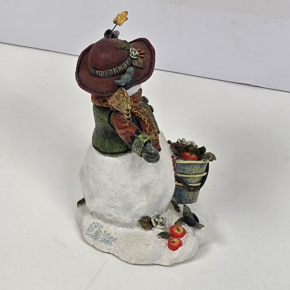 Snowy Day Friends Lisa Blowers Snowman First Edition 2000 #1 - Picture 5 of 7